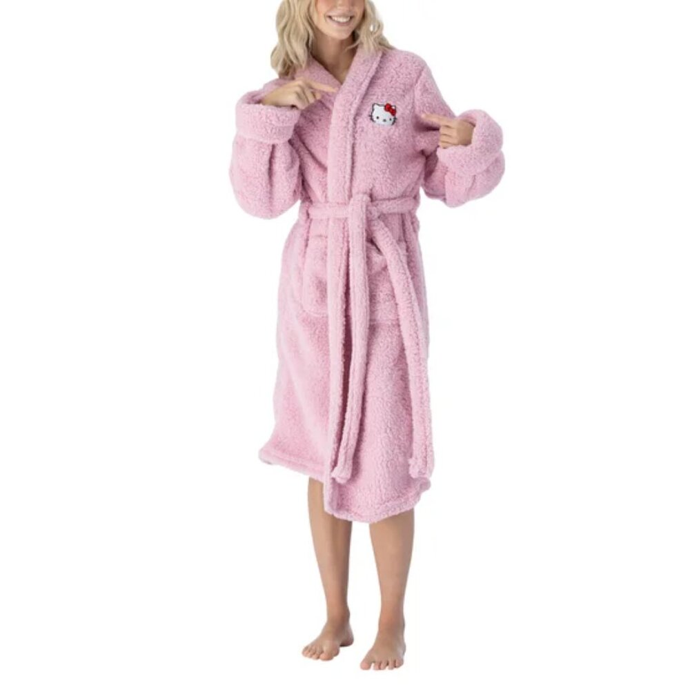 Hello Kitty Sherpa Fleece Robe